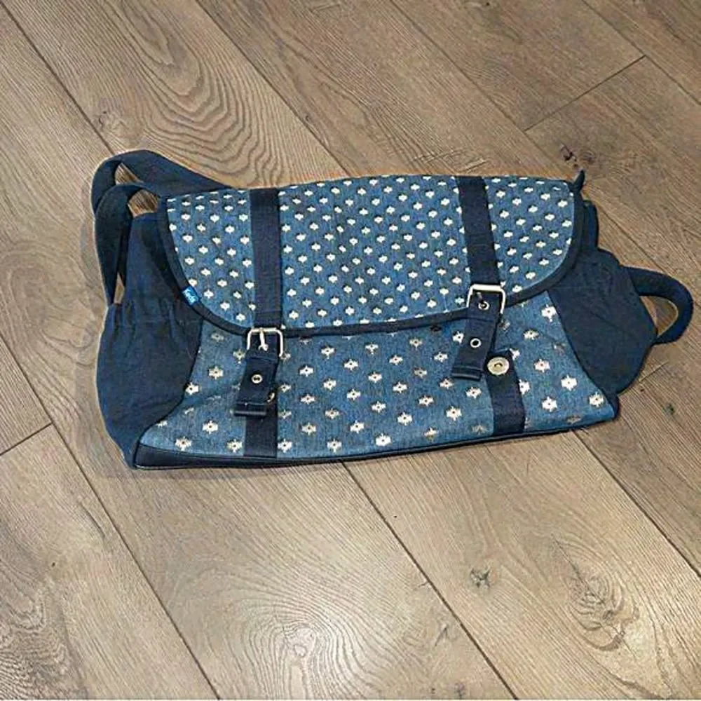 NWT Keds Blue Denim Polka Dot Laptop Bag‎